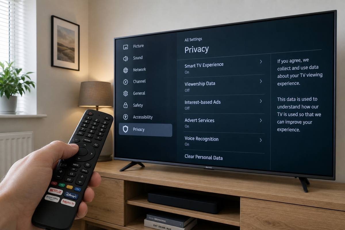 Smart TV privacy settings